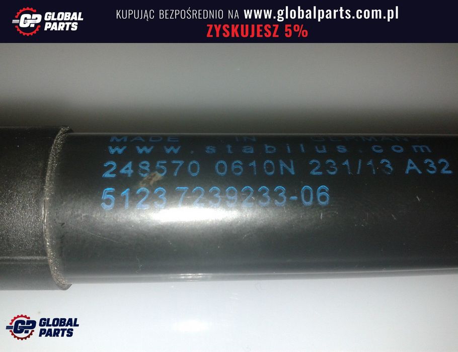 BMW F20 F21 Siłownik klapy bagażnika tył
