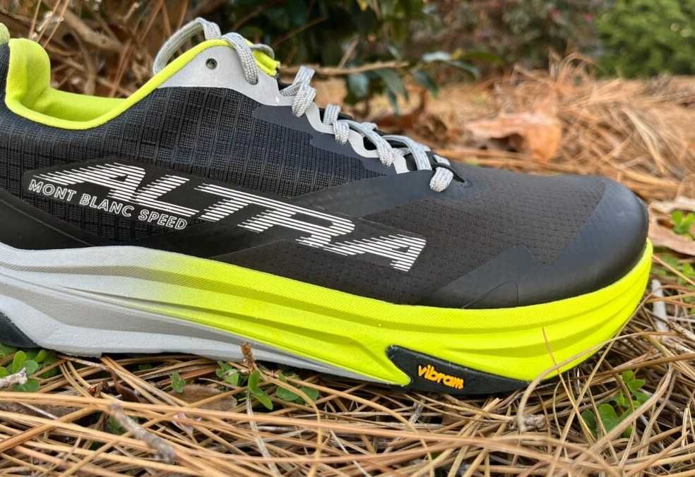 Кросівки для бігу чоловічі Altra Mont Blanc Speed black/lime