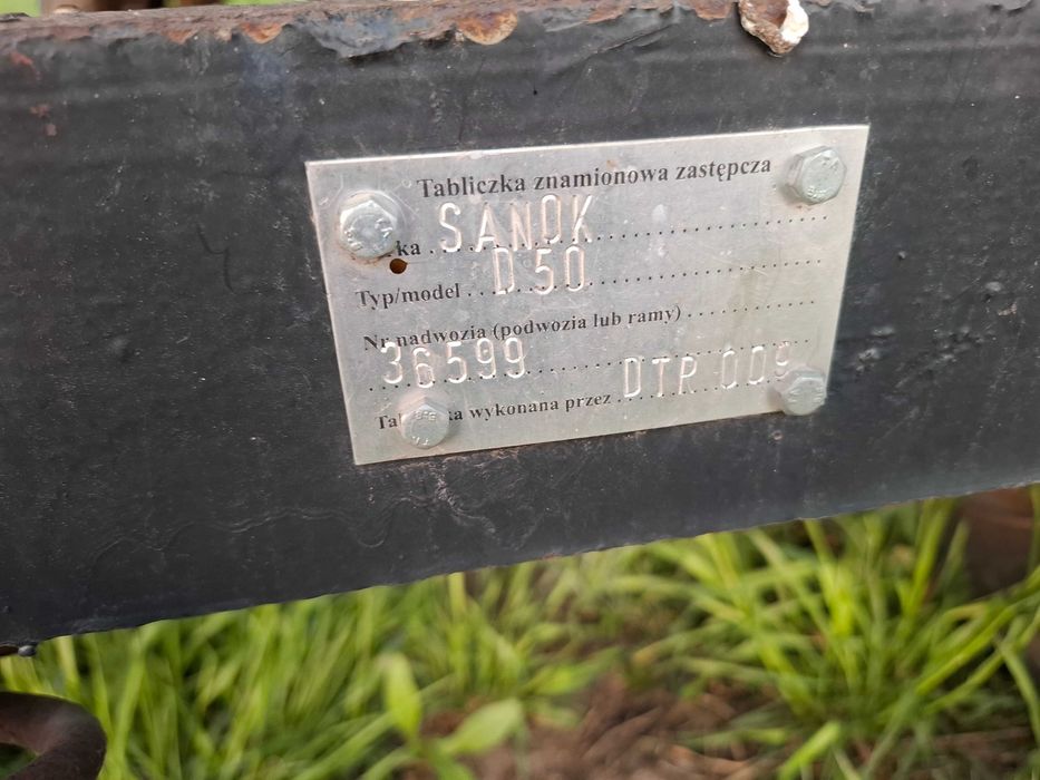 Sprzedam przyczepe d 50