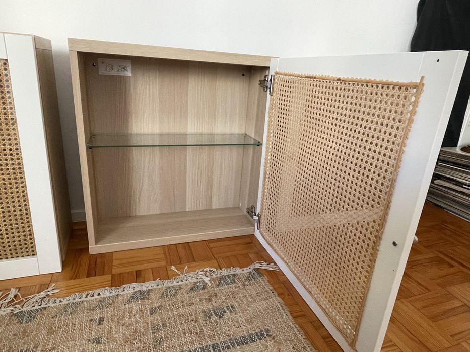 3 módulos (aparador) altos BESTA com palhinha