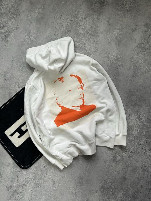 Raf Simons x Calvin Klein Hoodie White Mens