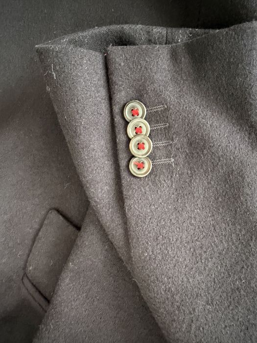 Sobretudo caxemira Carolina Herrera azul escuro tamanho M