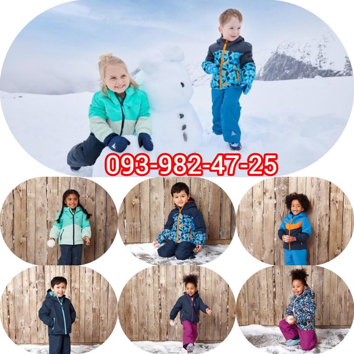 Комбінезони ТЕРМО Лижні мембранні Костюми від LIDL Germany NEW 86-164!