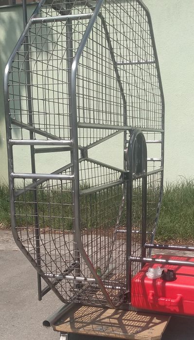 Napęd airboat kosz i rama