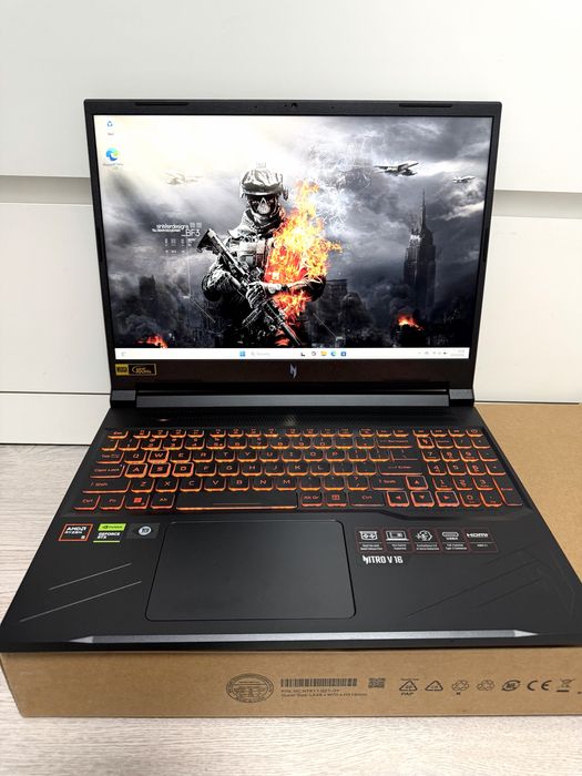 Laptop Acer Nitro V16 Ryzen 5-8645HS#RTX4050#16GB#512#Gwarancja24msc!