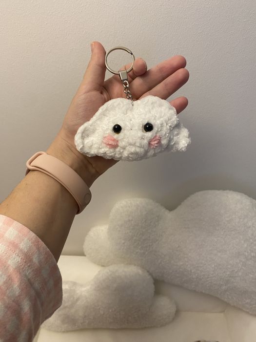 Brelok "Chmura" handmade