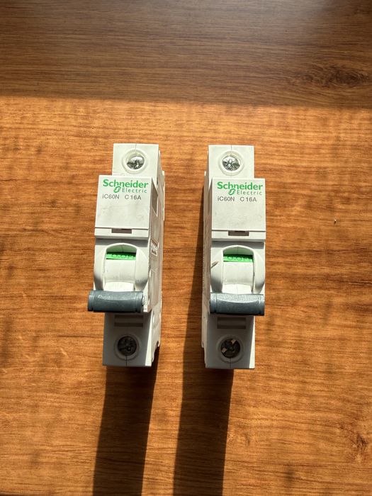 Автомати Schneider Electric iC60N 16A (2 шт) Нові, з резерву
