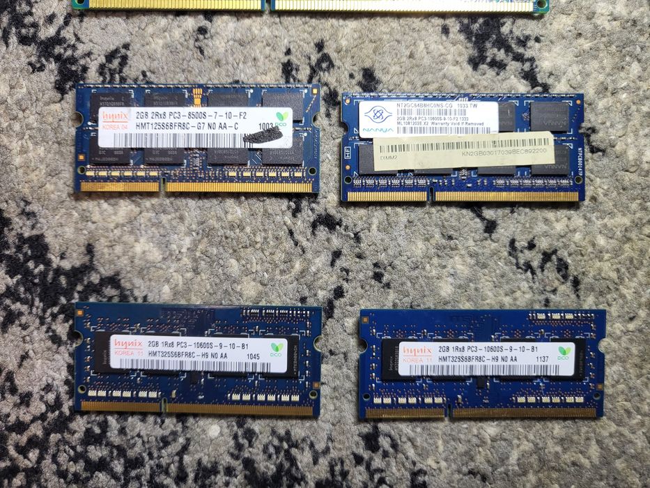Плашки оперативної  пам'яті ddr 3