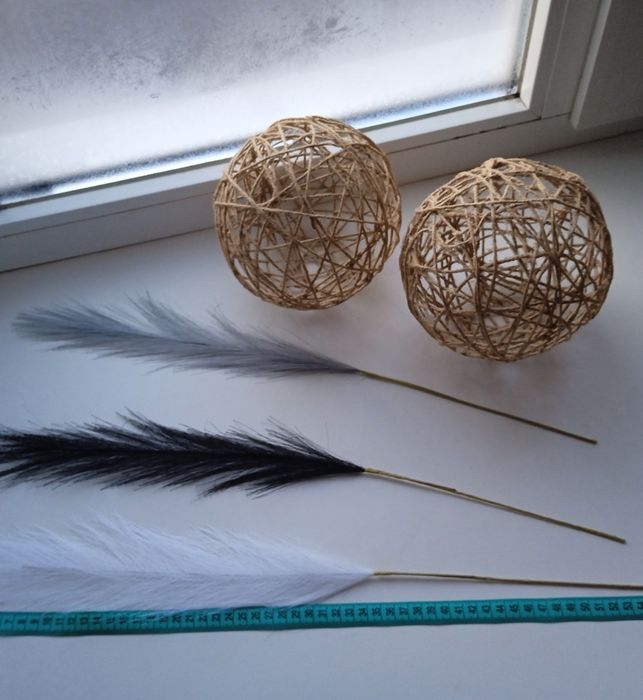 Пампасна трава декор