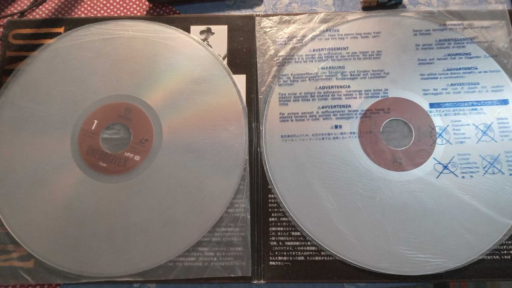 Laser Disc  LD  фильм "Непрощенный" 1992г. регион NTSC j