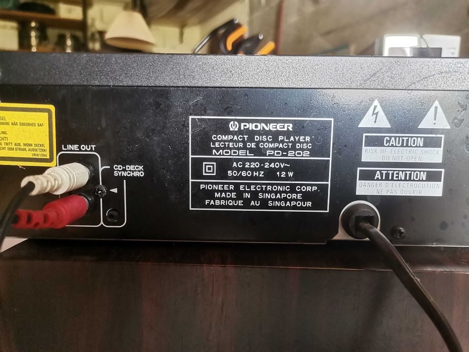 leitor cds pioneer PD 202
