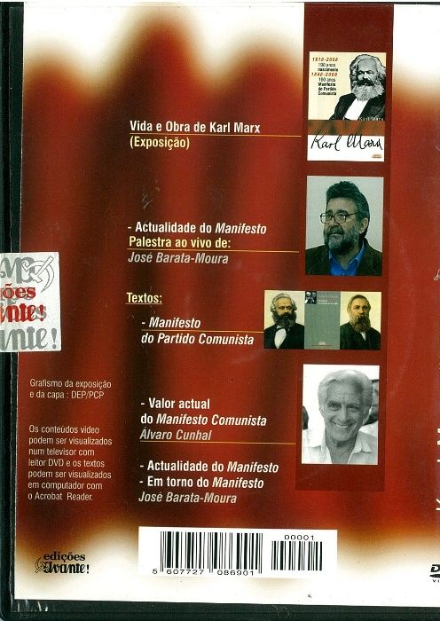 DVD Karl Marx e o Manifesto do Partido Comunista