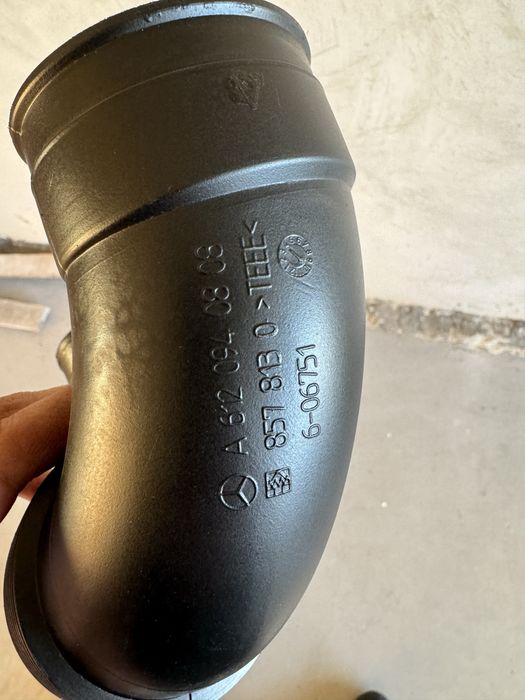 Реставрація Патрубок турбіни до фільтра mercedes ML w163