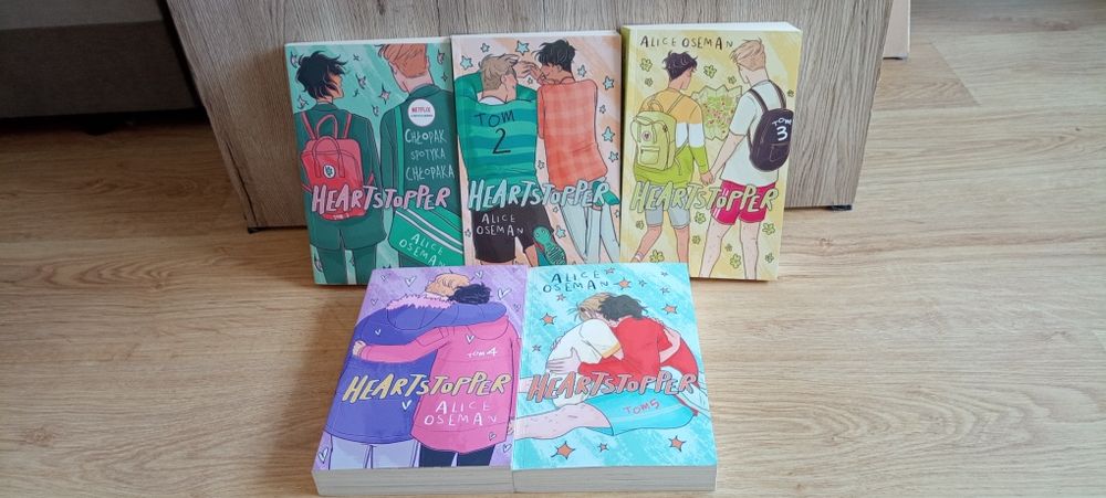 Zestaw 5 książek heartstoper