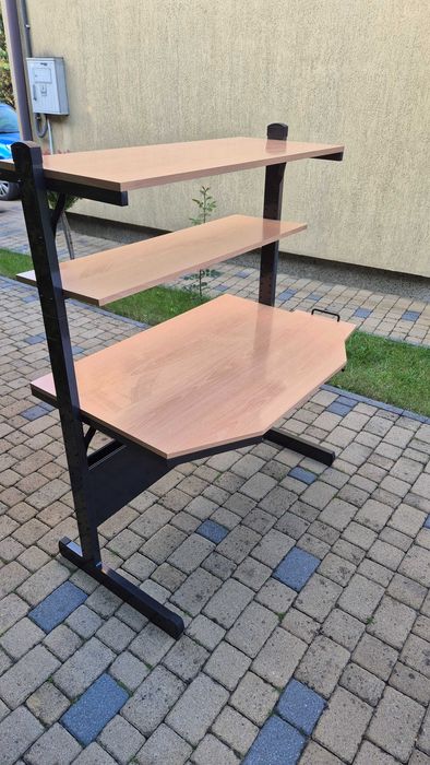 Biurko piętrowe regulowane blaty