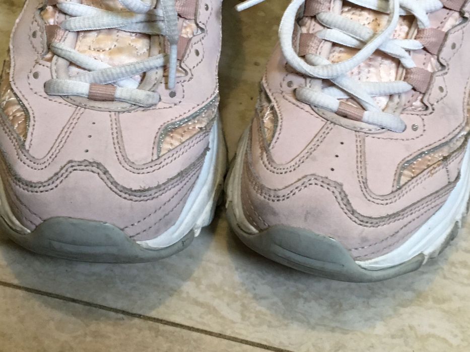 Skechers, 36, 23,5 cm, róźowe na grubej podeszwie, komfortowe