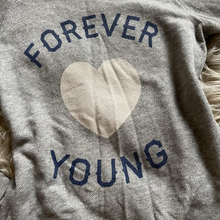 Szara cienka bluza sweter forever young pull&bear s