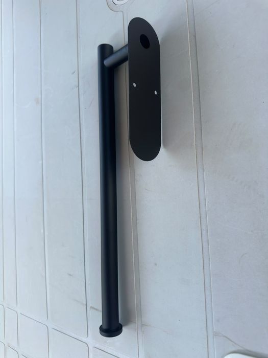 Suporte Rolo cozinha preto