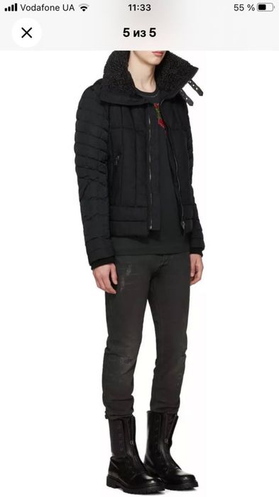 Мужская черная куртка Diesel W-Frankie