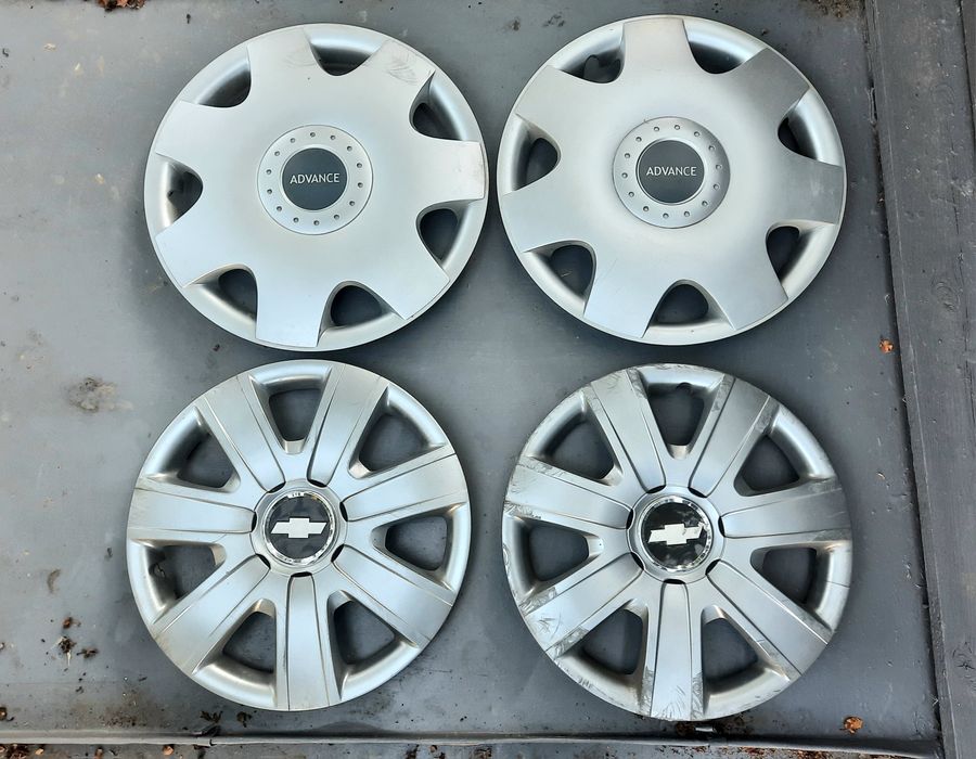 Колпаки R15 ADVANCE и Chevrolet и др . Б/у.