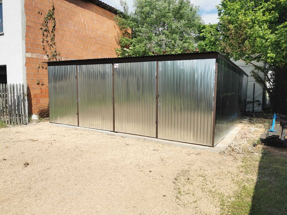 Garaż blaszak 6x5 garaż blaszak garaż blaszany 6x8 7x5 4x6 3x5 9x5 7x7 PRODUCENT RÓŻNE Garaż blaszany na wymiar na budowe MONTAŻ Garaż blaszak 4x8