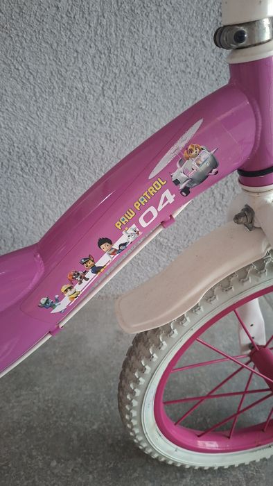 Bicicleta menina Patrulha Pata