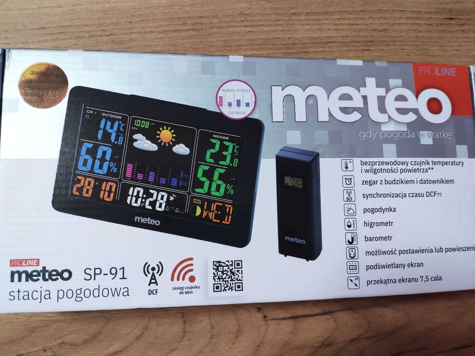 Stacja Pogodowa Meteo SP91 - NOWA