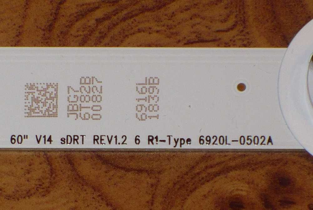 Listwy LED 6920L-0500A 0501A 6920L-0502A 0503A - Podśw. TV LG 60LB730V