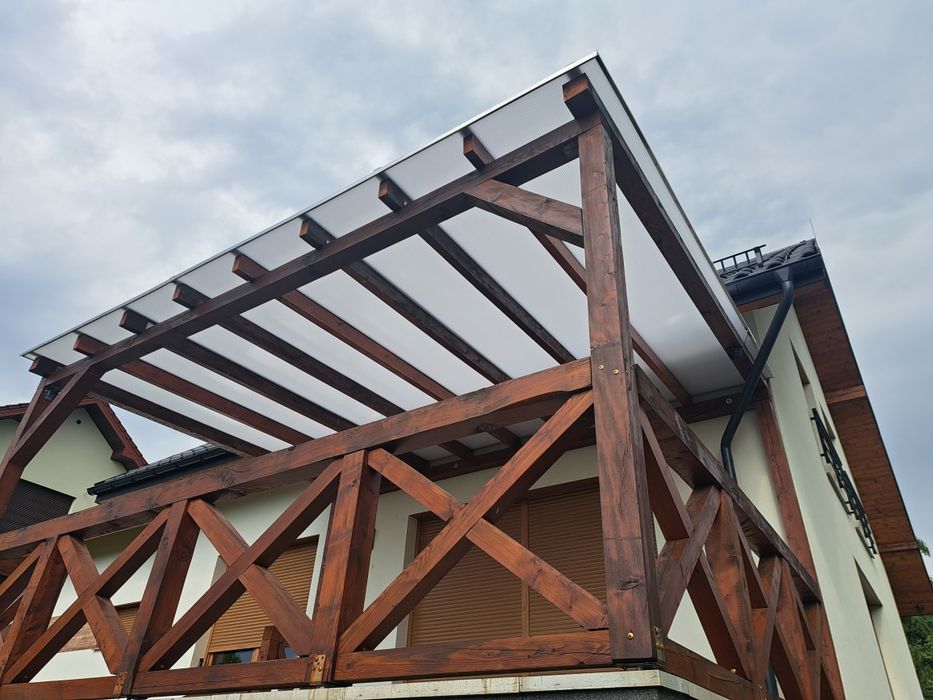 Zadaszenia tarasów pergole wiaty pergola zabudowy tarasów