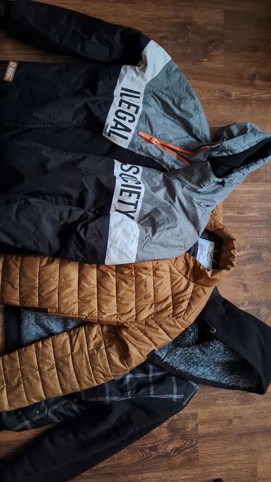 Пакет мужских курток (3 шт.)L/XL: Cropp, House, Утепленная с мехом.