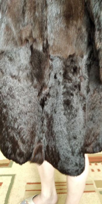 Полушубок женский из меха кролика.