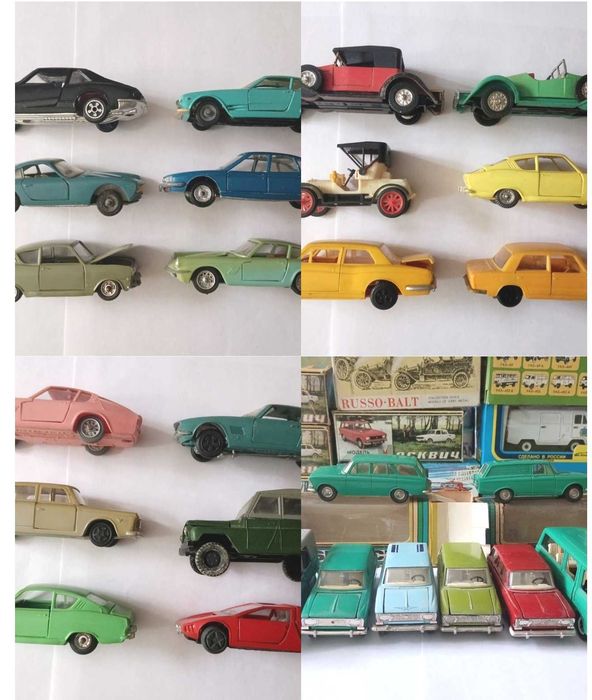 Модели машинок Bertone, Iso, Maserati, Ferrari, Opel, Fiat  СССР 1:43