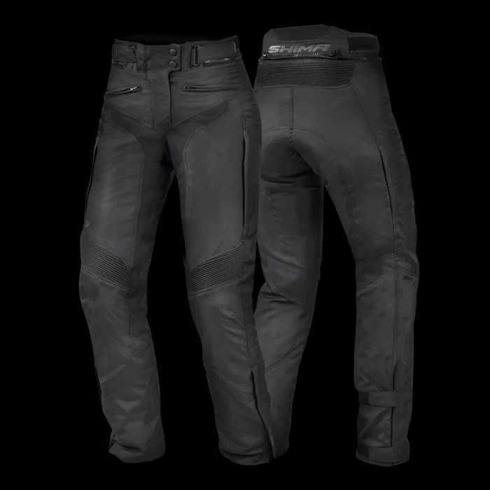 Spodnie motocyklowe damskie SHIMA Nomade Black Rozmiar XXL OUTLET