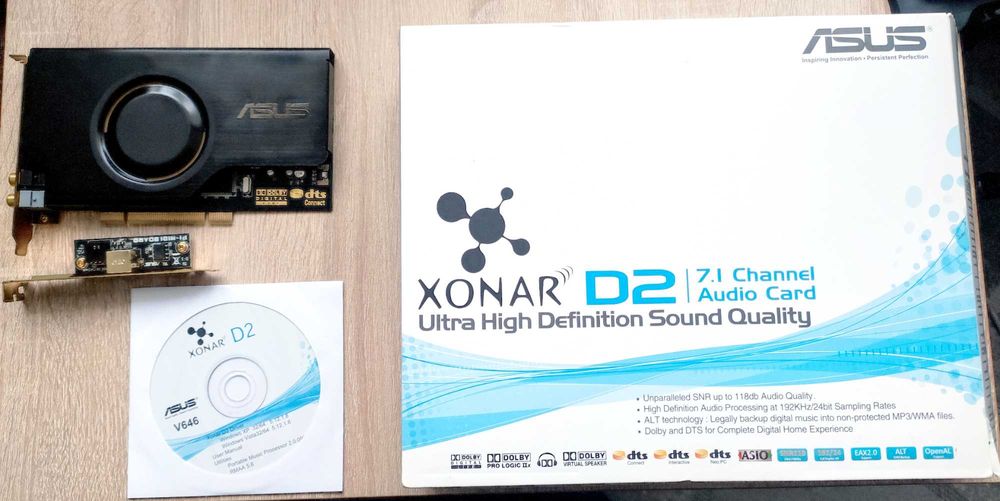 Звукова карта Asus Xonar D2 (D2/PM/A)