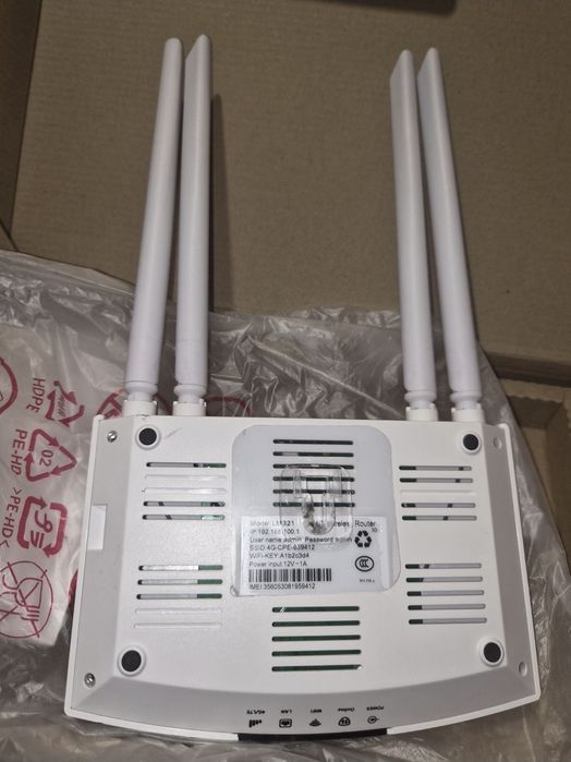 Router Modem 4G LTE WIFI 300 mb/s na RJ45 oraz Kartę Sim