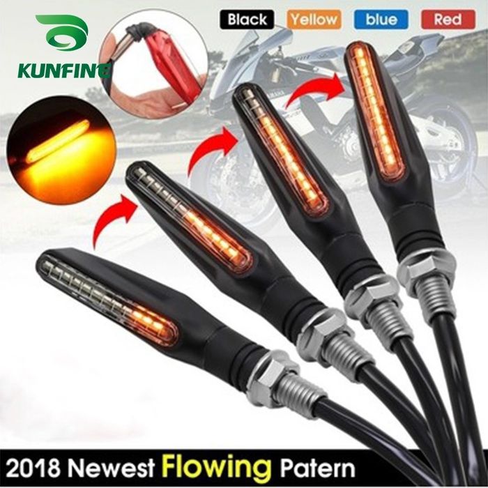 4x Kierunkowskazy LED Pływające Sekwencyjne DYNAMICZNE Suzuki Yamaha