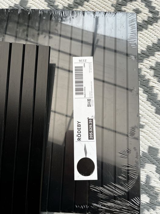 Ikea mata na podłokietnik czarna
