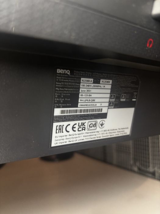 Monitor benq xl2540k 240hz