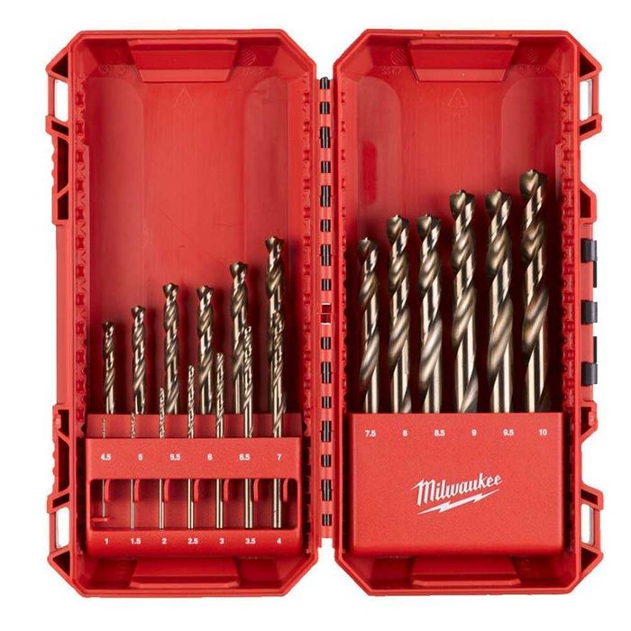Набір кобальтових свердл по металу Milwaukee HSS-G Co 19 шт