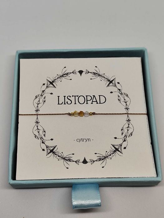 Bransoletka urodzinowa "Listopad" Mini