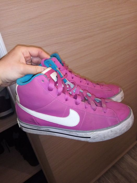 Nike wysokie różowe