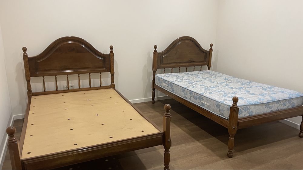 Cama antiga madeira 115x185