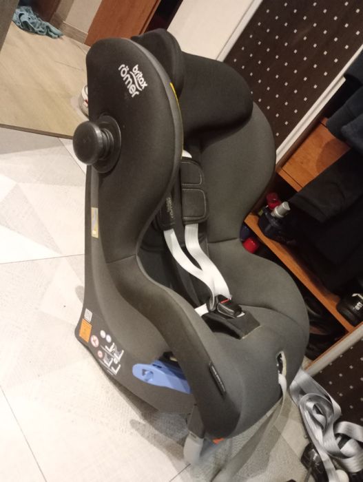 KATOWICE Fotelik RWF Britax MAX WAY Plus tyłem Storm Grey