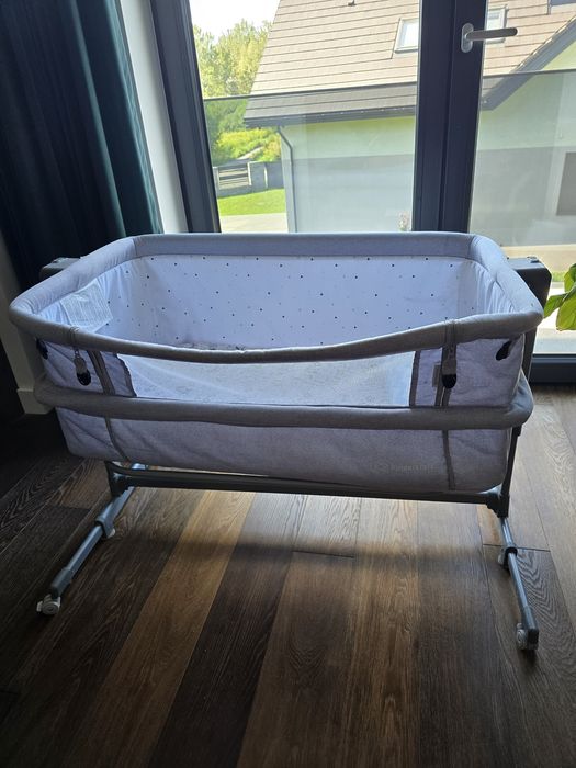 Łóżeczko dostawne KINDERKRAFT Nestee Up 2 Jasnoszary