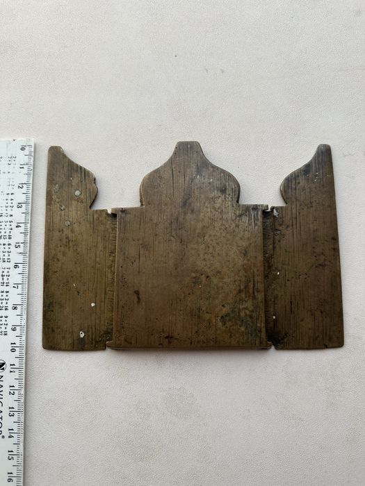 Складень бронзовый