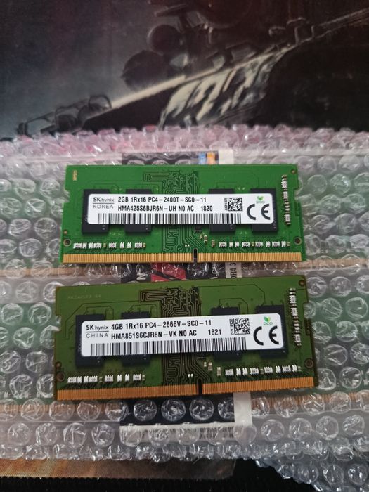Оперативная память DDR4 для ноутбука SK hynix 6 ГБ (2+4 ГБ)