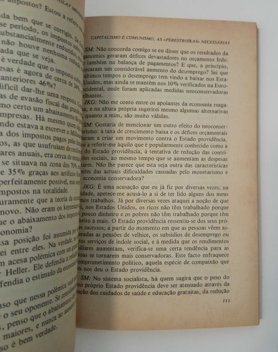 Capitalismo e Comunismo: as perestroïkas necessárias, John Galbraith