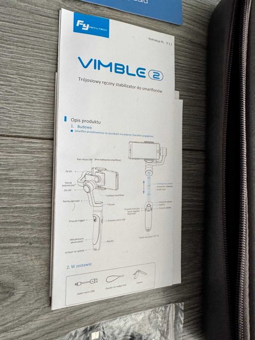 FeiyuTech Vimble 2 Gimbal Stabilizator do Smartfona + Etui