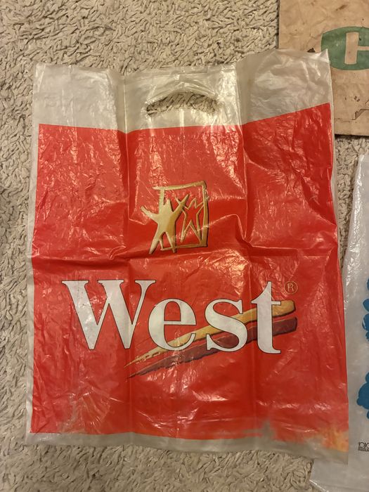 Reklamówka siatka West PRL torba zabytek antyk