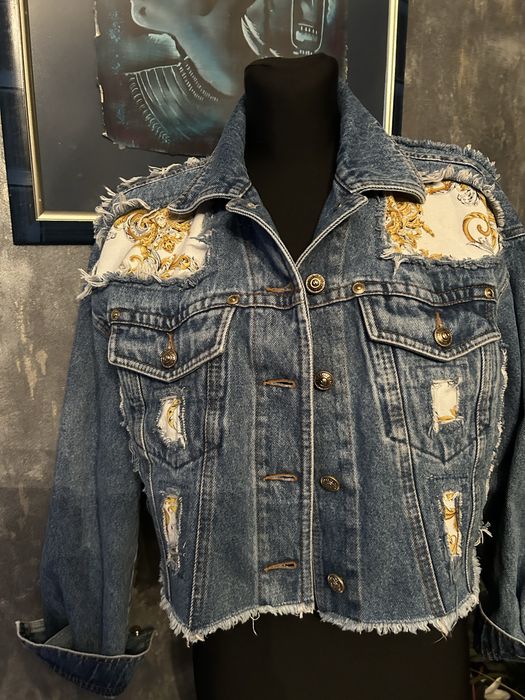 Kurtka jeans Versace Jeans Couture-unikat r.M/L